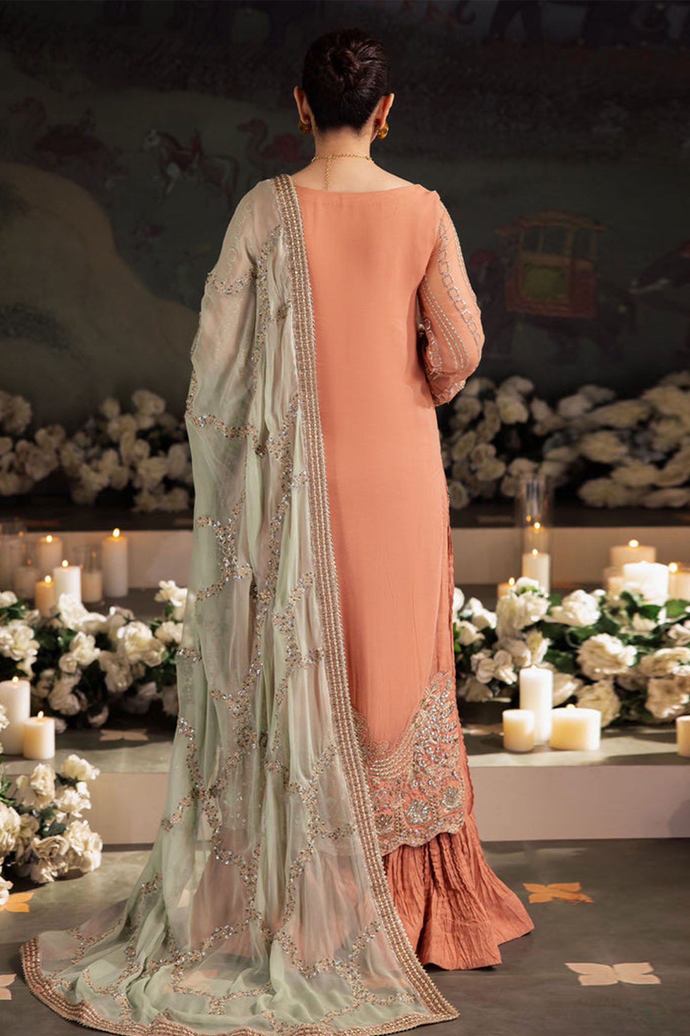 Alfaaz By Nureh Unstitched 3 Piece Festive Edition Collection'2024-NL-79-Mehar