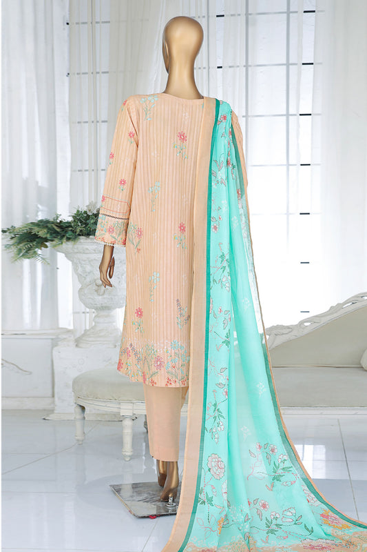 Ninokara By HZ Unstitched 3 Piece Printed Lawn Collection-NP-1174