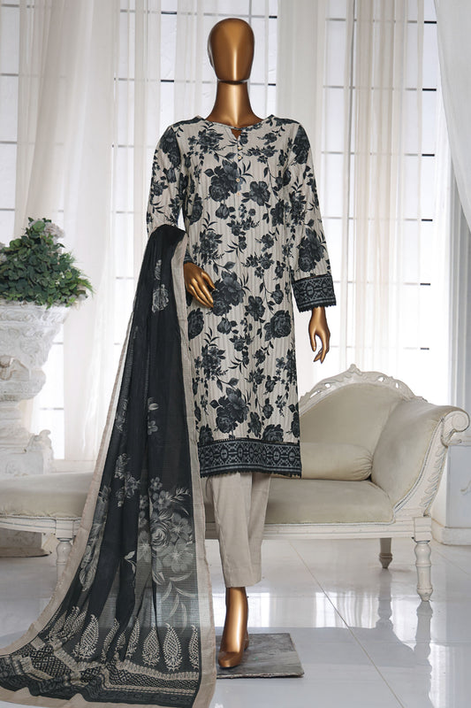 Ninokara By HZ Unstitched 3 Piece Printed Lawn Collection-NP-1177