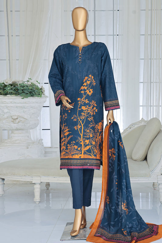 Ninokara By HZ Unstitched 3 Piece Printed Lawn Collection-NP-1180