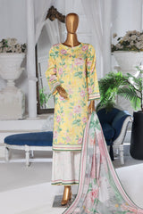 Nayab By HZ Unstitched 3 Piece Digital Printed Doriya Lawn Vol-03 Collection'2024-NPD-05