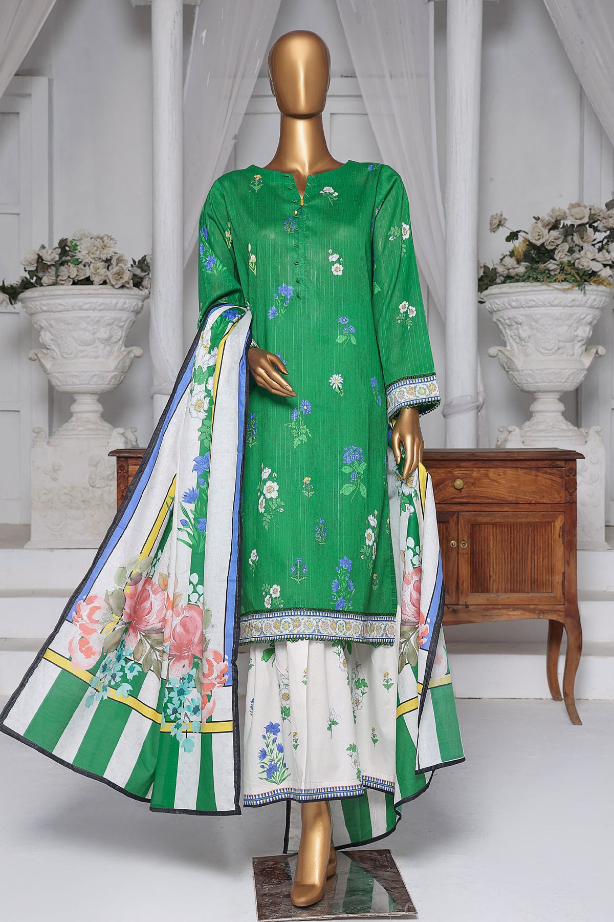 Nayab By HZ Unstitched 3 Piece Digital Printed Doriya Lawn Vol-03 Collection'2024-NPD-06