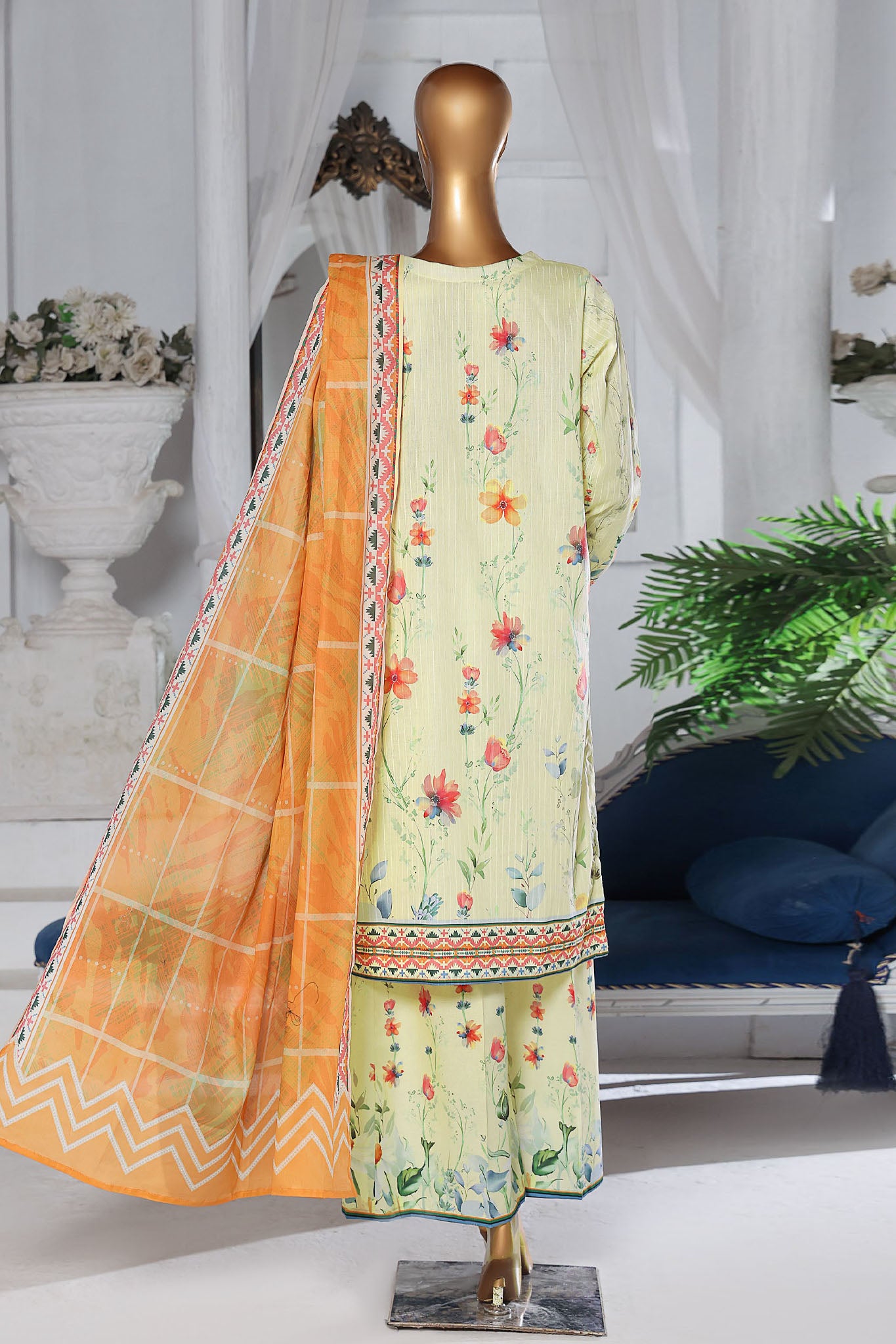 Nayab By HZ Unstitched 3 Piece Digital Printed Doriya Lawn Vol-03 Collection'2024-NPD-07