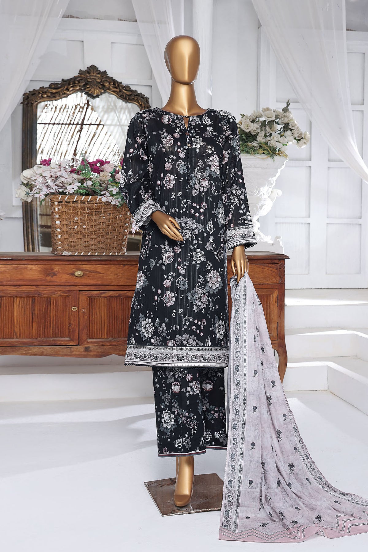 Nayab By HZ Unstitched 3 Piece Digital Printed Doriya Lawn Vol-03 Collection'2024-NPD-09