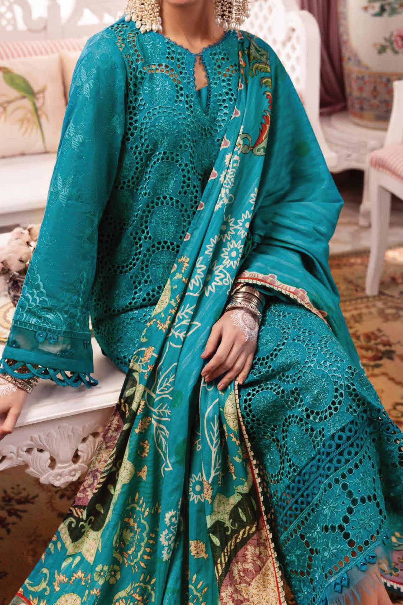 Maya by Nureh Unstitched 3 Piece Emb Lawn Collection'2024-NS-108