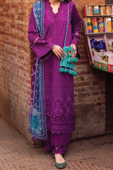 Bazar by Nureh Unstitched 3 Piece Chikankari Lawn Collection'2024-NS-125