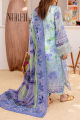 Gardenia By Nureh Unstitched 3 Piece Printed & Emb Lawn Collection'2024-NS-130