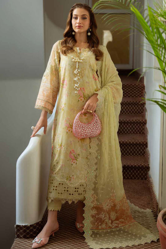 Maya Swiss By Nureh Unstitched 3 Piece Emb Lawn Collection-NS-149