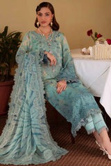 Maya By Nureh Unstitched 3 Piece Emb And Printed Swiss Lawn Suit-NS-160