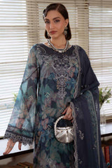 Maya By Nureh Unstitched 3 Piece Emb And Printed Swiss Lawn Suit-NS-162