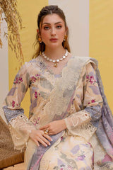 Gardenia By Nureh Unstitched 3 Piece Emb Lawn Collection-NSG-177