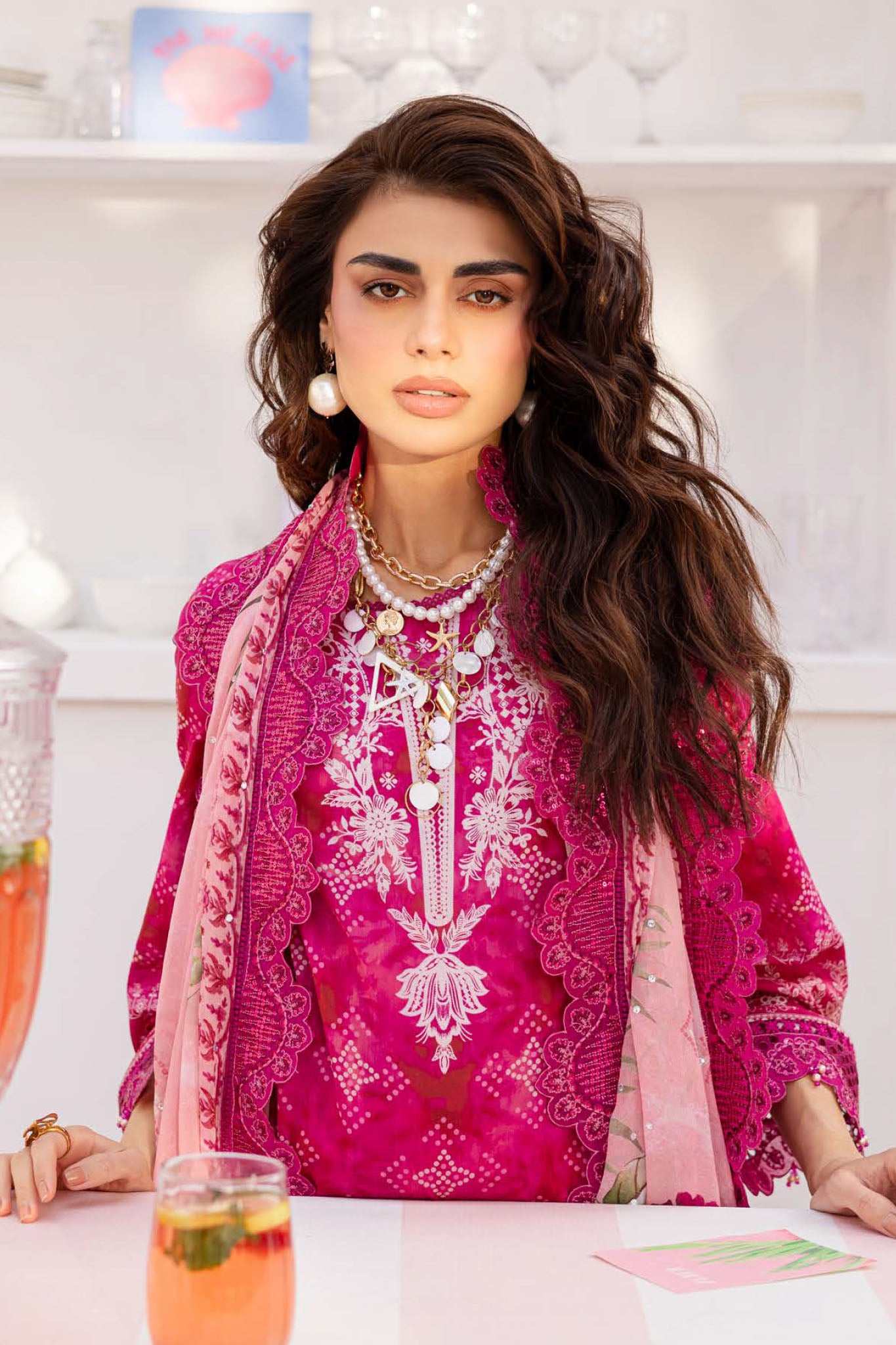 Gardenia By Nureh Unstitched 3 Piece Emb And Printed Lawn Collection'2025-NSG-189