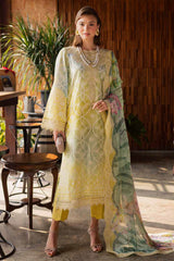 Gardenia By Nureh Unstitched 3 Piece Emb & Printed Lawn Doria Suit-NSG-207