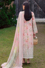 Gardenia By Nureh Unstitched 3 Piece Emb & Printed Lawn Doria Suit-NSG-208