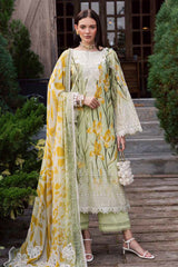 Gardenia By Nureh Unstitched 3 Piece Emb & Printed Lawn Doria Suit-NSG-212