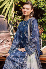 Gardenia By Nureh Unstitched 3 Piece Emb & Printed Lawn Doria Suit-NSG-213