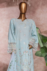 Bin Saeed Stitched 3 Piece Luxe Self & Self Collection'2025-NSM-2246-Ferozi