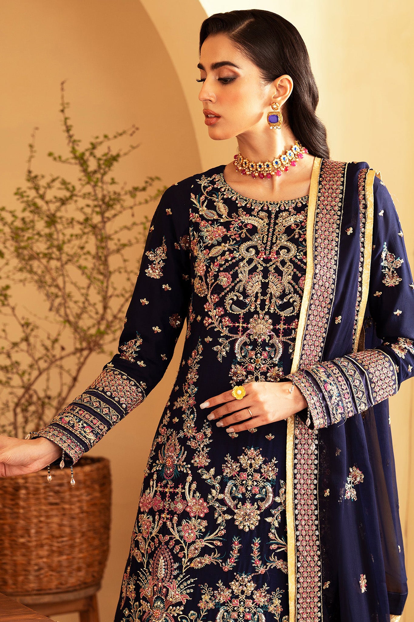 Romansiyyah By Emaan Adeel Unstitched 3 Piece Luxury Formals Collection'2024-Nageena