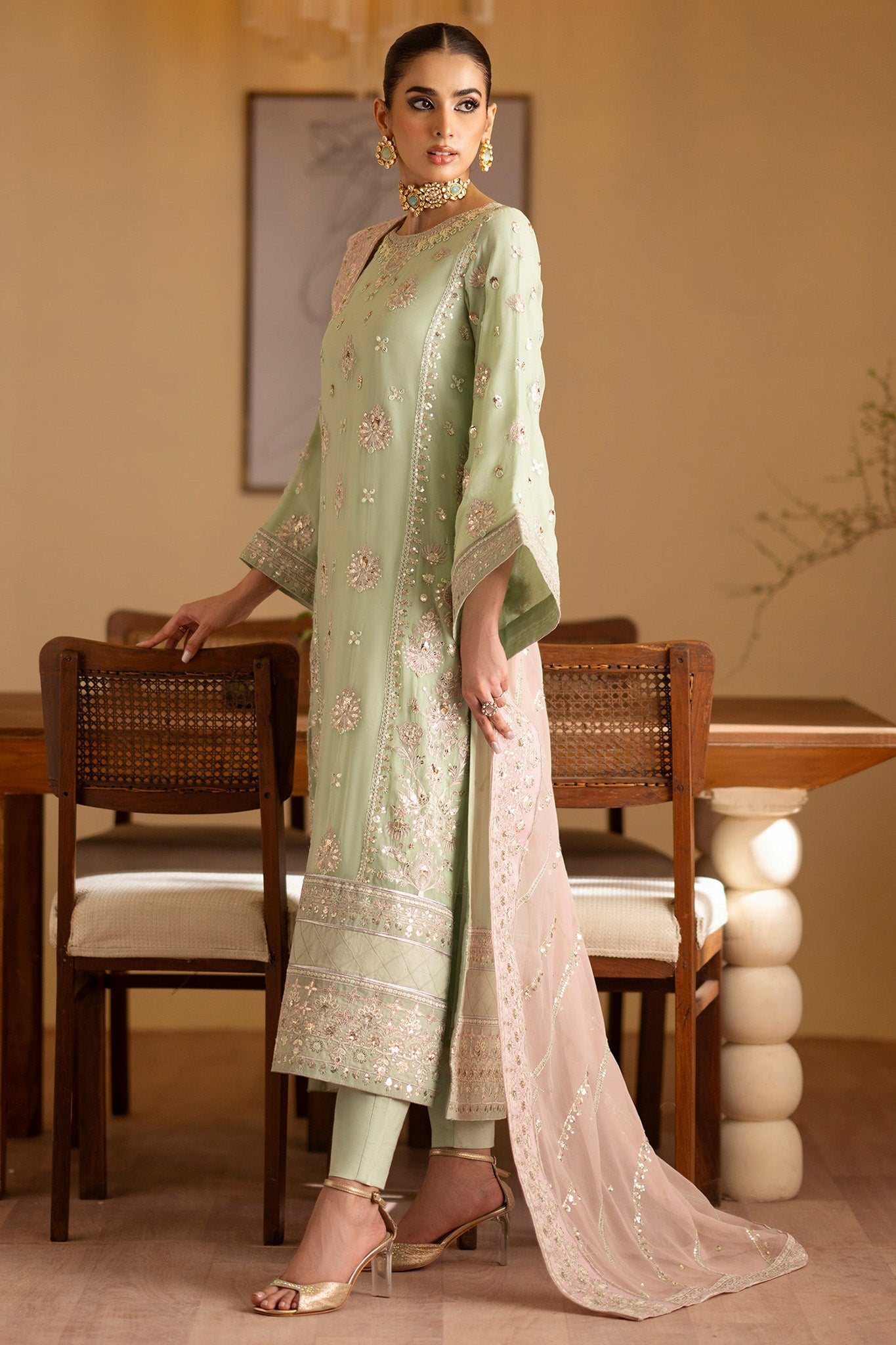 Romansiyyah By Emaan Adeel Unstitched 3 Piece Luxury Formals Collection'2024-Najmeh