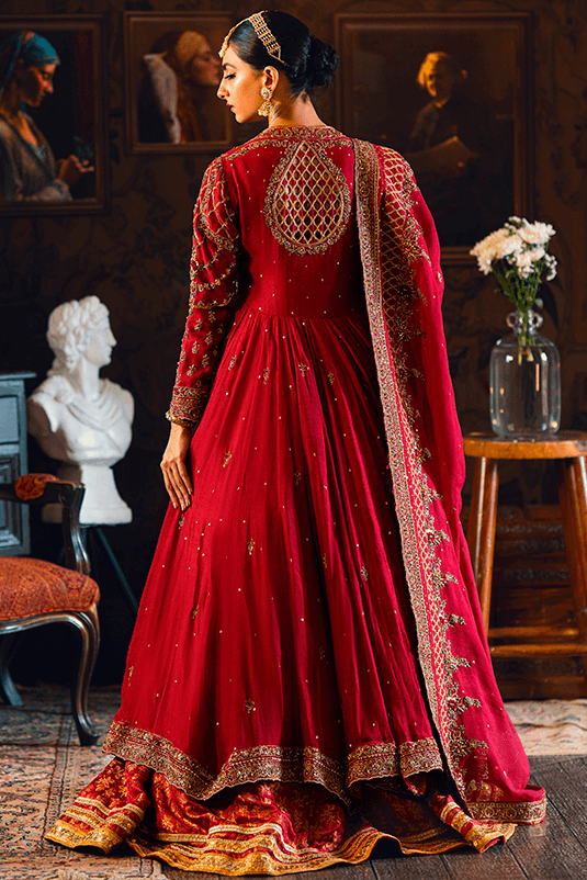 Qarmazi By Zaaviay Stitched Nazanin