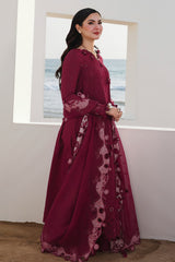 Sahil By Qalamkar Unstitched 3 Piece Luxury Lawn Suit-SA-14-Nelam