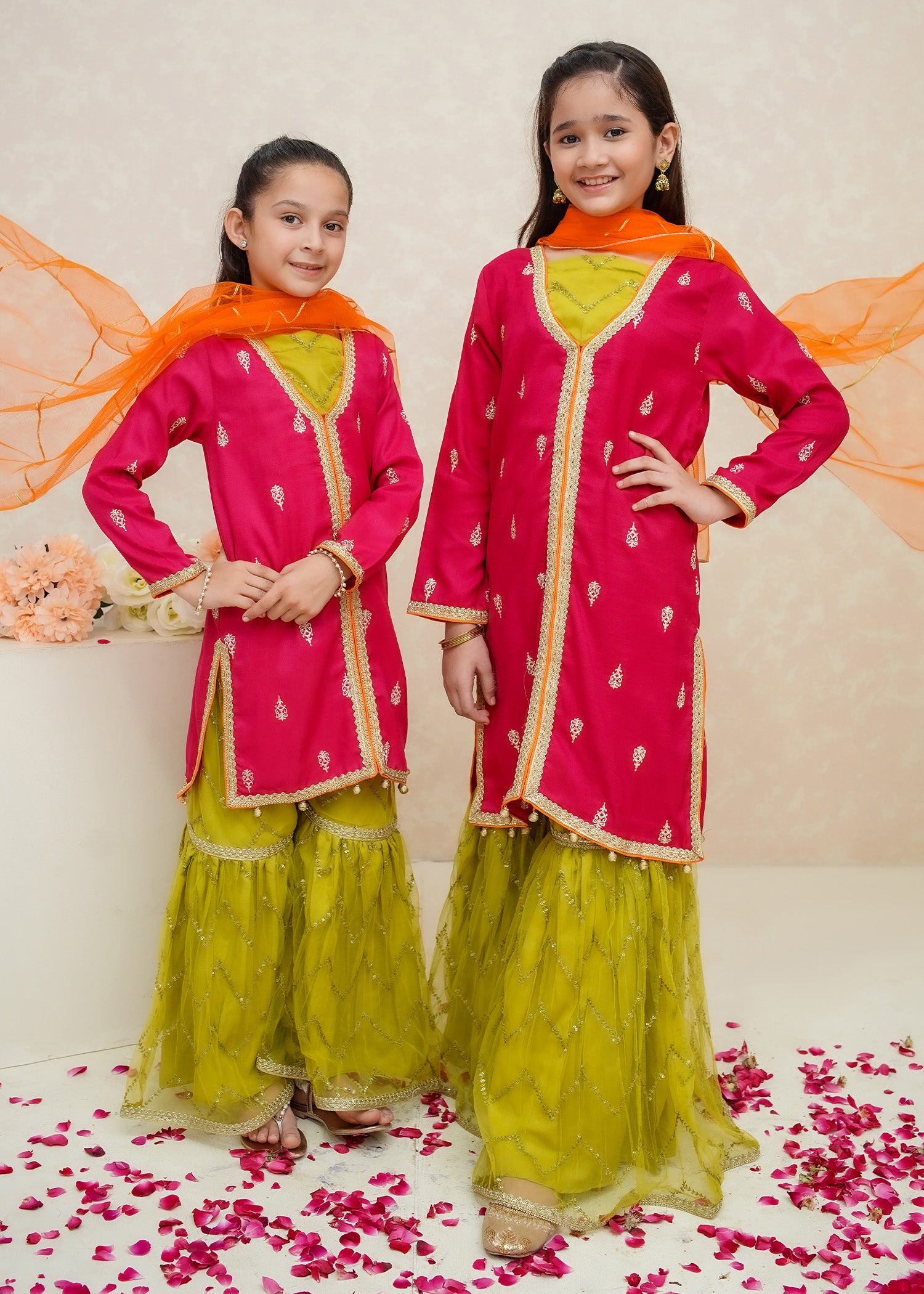 Modest Stitched 3 Piece Festive Collection-Noorani