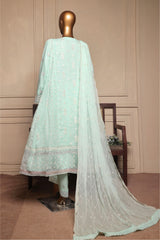 Bin Saeed Stitched 3 Piece Fancy Formals Collection'2025-OMSC-2292-Ferozi