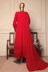 Bin Saeed Stitched 3 Piece Fancy Formals Collection'2025-OMSC-2294-Maroon