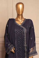 Bin Saeed Stitched 3 Piece Fancy Formals Collection'2025-OMSC-2296-Blue