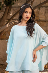 Dhaga Stitched Solid 2 Piece Summer Suit-Lunar loop