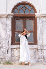 Dhaga Stitched Summer Women Suit-Serene Bloom