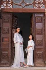 Dhaga Stitched Summer Women Suit-Butterfly Whisper