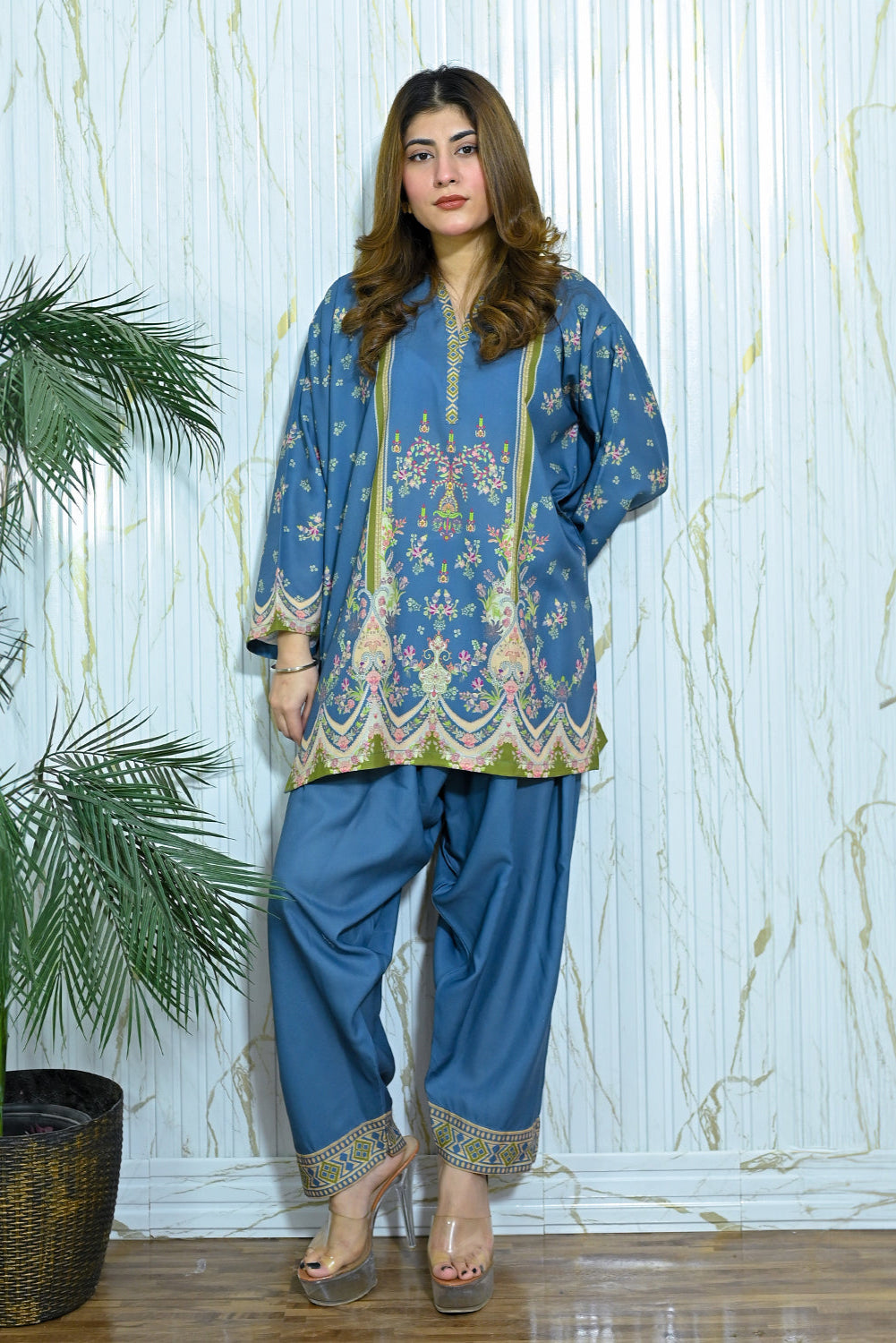 TAD scallop shalwar kameez