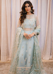 Sardinia Unstitched 3 Piece Formals Collection-Ocean Mist - Aden Rehan