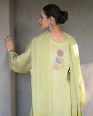 Zayne By Mashrib Stitched Summer Vol-01 Collection'2025-Olivae - 3pc