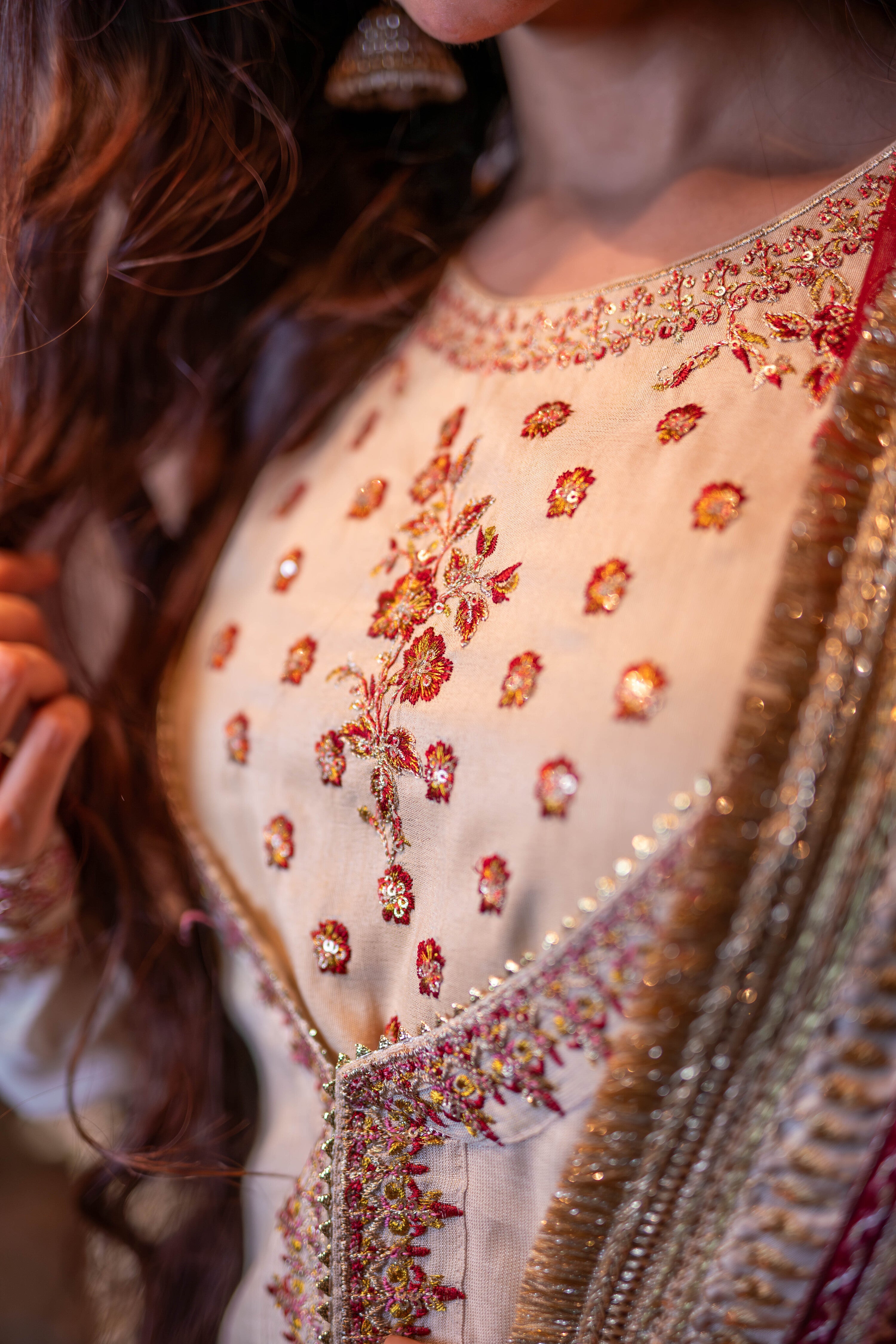 Omal By Komal Stitched 3 Piece Formals Collection'2025-Zeba - 4pc
