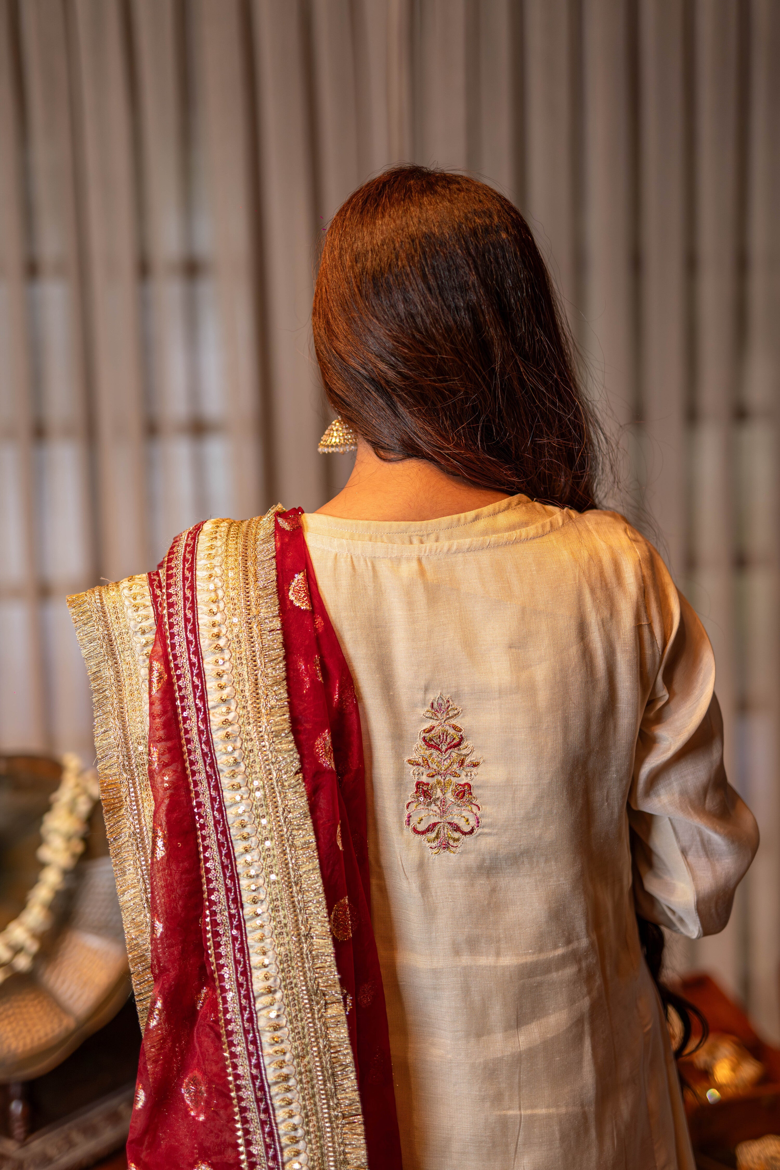 Omal By Komal Stitched 3 Piece Formals Collection'2025-Zeba - 4pc