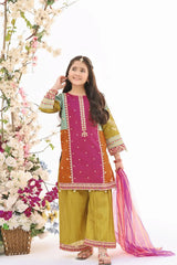 Silah By Fresh Bird Stitched 3 Piece Festive Summer Collection'2025-Opal
