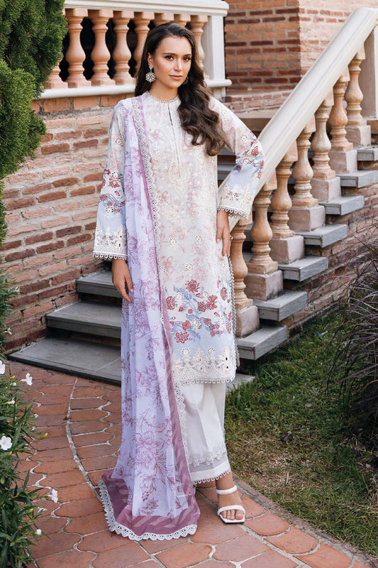 Damask By Afrozeh Unstitched 3 Piece Summer Edit Collection-AL-02-B-Opaline