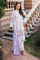 Damask By Afrozeh Unstitched 3 Piece Summer Edit Collection-AL-02-B-Opaline