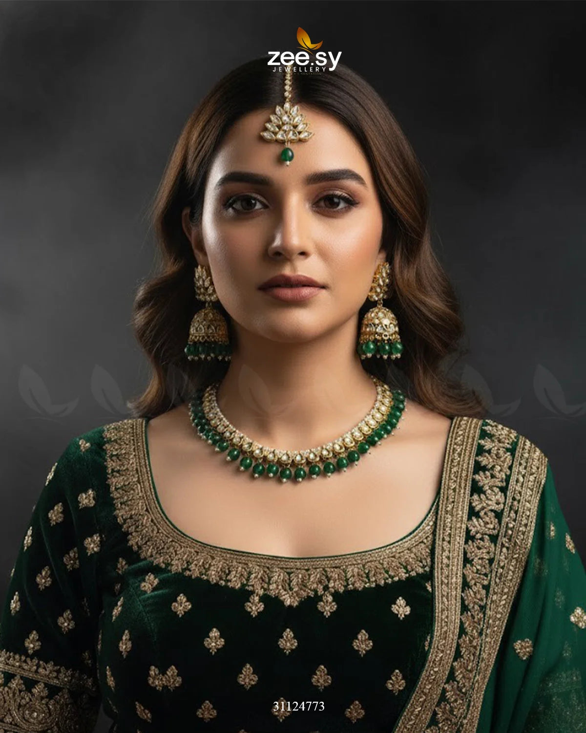 Opulent Tradiitional Necklace Set - Zeesy Jewellery