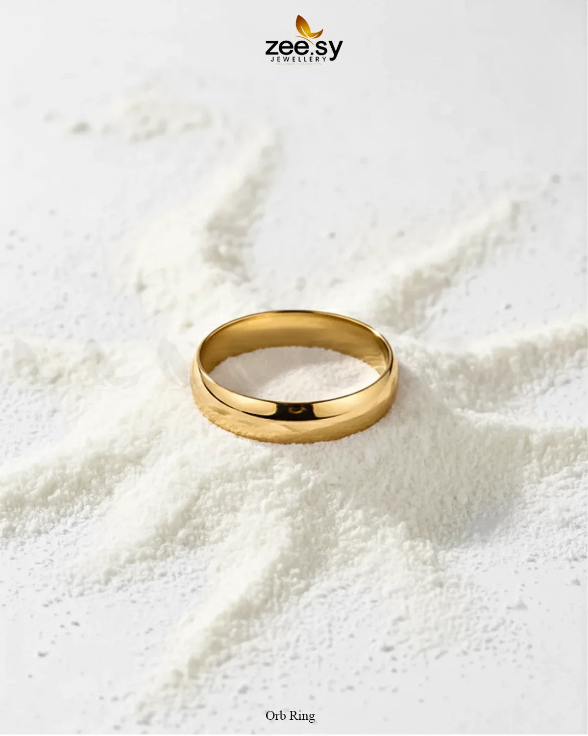 Orb Ring Gold - Zeesy Jewellery