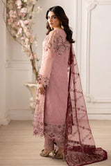 Dastoor by Ramsha Unstitched 3 Piece  Organza Vol-02 Collection'2025-P-201