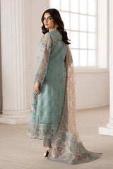 Dastoor by Ramsha Unstitched 3 Piece  Organza Vol-02 Collection'2025-P-203