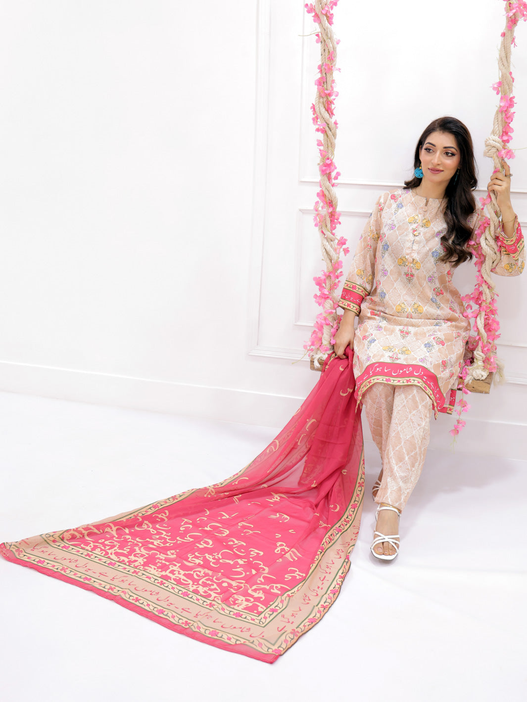 TNG Stitched 3 Piece Lawn Collection'2024-Noor