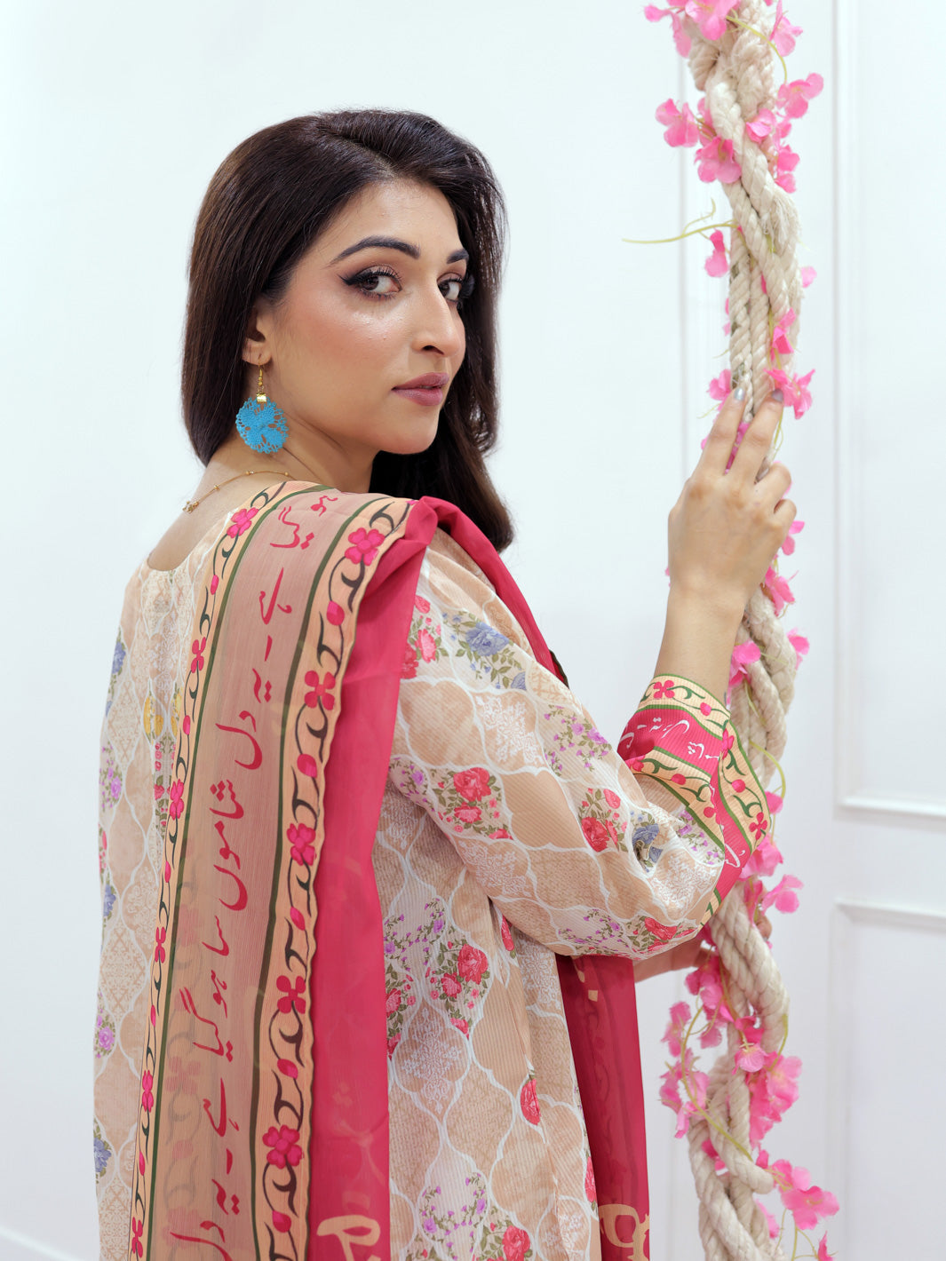 Tng By Md Stitched Collection-Noor | Stitched | 2 Piece | Beige