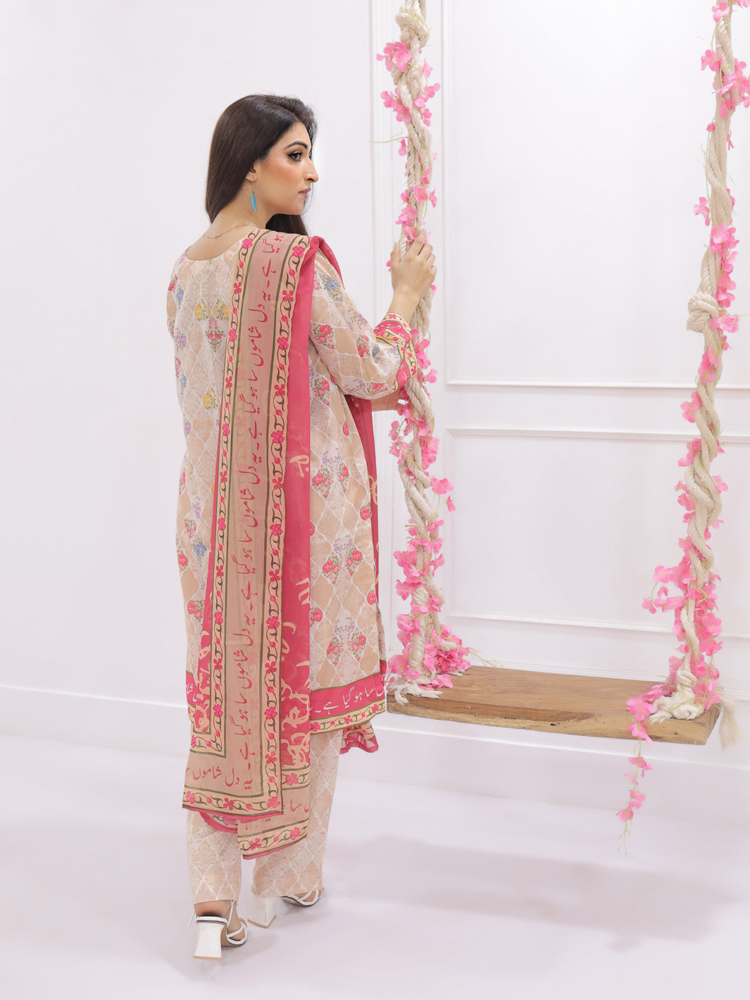 TNG Stitched 3 Piece Lawn Collection'2024-Noor