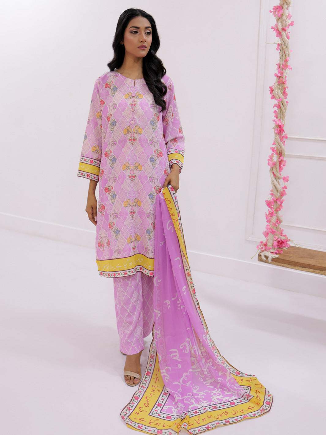 TNG Stitched 3 Piece Lawn Collection'2024-Noor