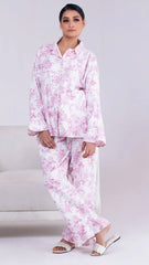 Urban Cut 2 Piece PJ Suit- Cotton Comfy Flannel ( Shirt + Trouser)