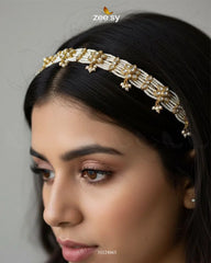 Hairloon Broad Floral Sheesh Patti - Zeesy Jewellery